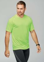 MEN’S V-NECK SHORT SLEEVE SPORTS T-SHIRT