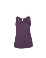 NŐI TRI-BLEND RACERBACK TRIKÓ Heather Aubergine