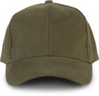 OEKOTEX CERTIFIED 6 PANEL CAP Khaki