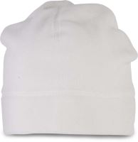 POLAR FLEECE BEANIE White