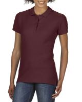 PREMIUM COTTON® LADIES' DOUBLE PIQUÉ POLO Maroon