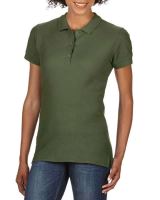 PREMIUM COTTON® LADIES' DOUBLE PIQUÉ POLO Military Green