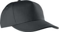 SANDWICH PEAK CAP - 5 PANELS Dark Grey/Black