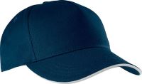 SANDWICH PEAK CAP - 5 PANELS Navy/White