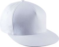 SNAPBACK CAP - 5 PANELS White