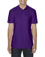 SOFTSTYLE® ADULT DOUBLE PIQUÉ POLO Purple