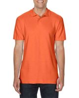 SOFTSTYLE® ADULT DOUBLE PIQUÉ POLO Orange