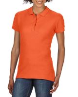 SOFTSTYLE® LADIES' DOUBLE PIQUÉ POLO Orange