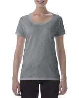 SOFTSTYLE® NŐI DEEP SCOOP PÓLÓ Graphite Heather