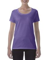 SOFTSTYLE® NŐI DEEP SCOOP PÓLÓ Heather Purple