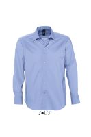 SOL'S BRIGHTON - LONG SLEEVE STRETCH MEN'S SHIRT Bright Sky