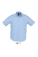 SOL'S BRISBANE - SHORT SLEEVE OXFORD MEN'S SHIRT Sky Blue