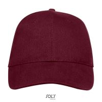 SOL'S BUFFALO - SIX PANEL CAP Burgundy