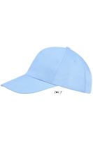 SOL'S BUZZ - FIVE PANEL CAP Sky Blue