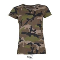 SOL'S CAMO WOMEN - KÖRNYAKÚ PÓLÓ 