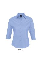 SOL'S EFFECT - 3/4 SLEEVE STRETCH WOMEN'S SHIRT Bright Sky