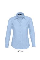 SOL'S EMBASSY - LONG SLEEVE OXFORD WOMEN'S SHIRT Sky Blue