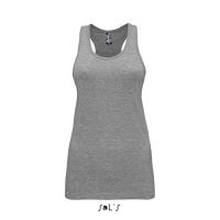 SOL'S JUSTIN WOMEN - RACERBACK TRIKÓ Grey Melange