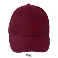 SOL'S LONG BEACH - 5 PANEL CAP Burgundy