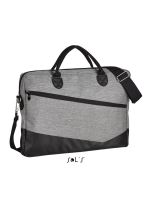 SOL'S MANHATTAN - 600D POLYESTER BRIEFCASE Grey Melange