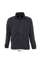 SOL'S NORTH MEN - ZIPPED FLEECE JACKET Charcoal Grey