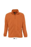 SOL'S NORTH MEN - ZIPPED FLEECE JACKET Orange