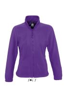 SOL'S NORTH WOMEN - ZIPPED FLEECE JACKET Dark Purple