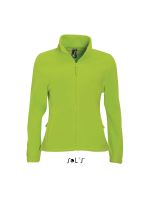 SOL'S NORTH WOMEN - ZIPPED FLEECE JACKET Lime