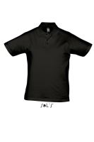 SOL'S PRESCOTT MEN - POLO SHIRT Deep Black