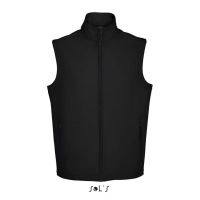 SOL'S RACE BW MEN - SOFTSHELL BODYWARMER Black