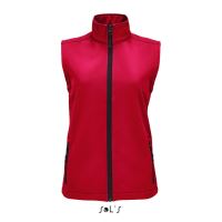 SOL'S RACE BW WOMEN - SOFTSHELL BODYWARMER Pepper Red