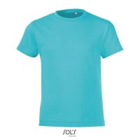 SOL'S REGENT FIT KIDS - ROUND NECK T-SHIRT Atoll Blue