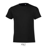 SOL'S REGENT FIT KIDS - ROUND NECK T-SHIRT Deep Black