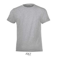 SOL'S REGENT FIT KIDS - ROUND NECK T-SHIRT Grey Melange