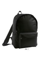 SOL'S RIDER - 600D POLYESTER RUCKSACK Black