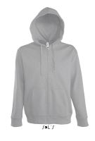 SOL'S SEVEN MEN - JACKET WITH LINED HOOD Grey Melange