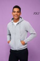 SOL'S SEVEN MEN - JACKET WITH LINED HOOD Charcoal Melange