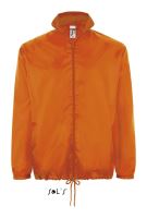 SOL'S SHIFT - UNISEX WATER REPELLENT WINDBREAKER Orange