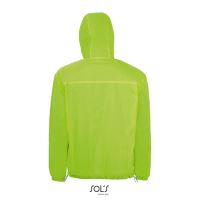 SOL'S SKATE - UNISEX LINED WINDBREAKER Neon Lime/Royal Blue