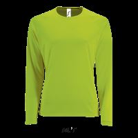 SOL'S SPORTY LSL WOMEN - LONG SLEEVE SPORTS T-SHIRT Neon Green