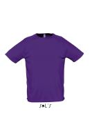 SOL'S SPORTY - RAGLAN SLEEVED T-SHIRT Dark Purple