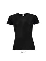 SOL'S SPORTY WOMEN - RAGLAN-SLEEVED T-SHIRT Black