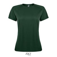 SOL'S SPORTY WOMEN - RAGLAN-SLEEVED T-SHIRT Forest Green