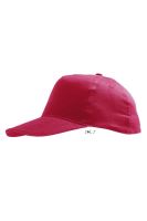 SOL'S SUNNY KIDS - FIVE PANELS CAP Red