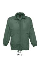 SOL'S SURF - UNISEX WATER REPELLENT WINDBREAKER Forest Green