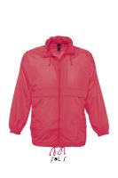 SOL'S SURF - UNISEX WATER REPELLENT WINDBREAKER Neon Coral