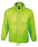 SOL'S SURF - UNISEX WATER REPELLENT WINDBREAKER Neon Lime