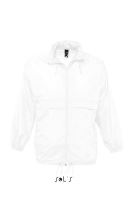 SOL'S SURF - UNISEX WATER REPELLENT WINDBREAKER White