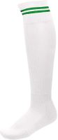 STRIPED SPORTS SOCKS White/Sporty Kelly Green