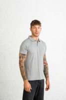 TRI-BLEND POLO Heather Black